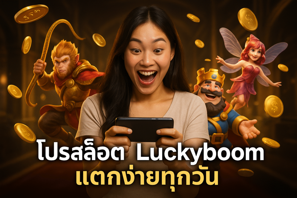 โปรสล็อต Luckyboom แตกง่ายทุกวัน