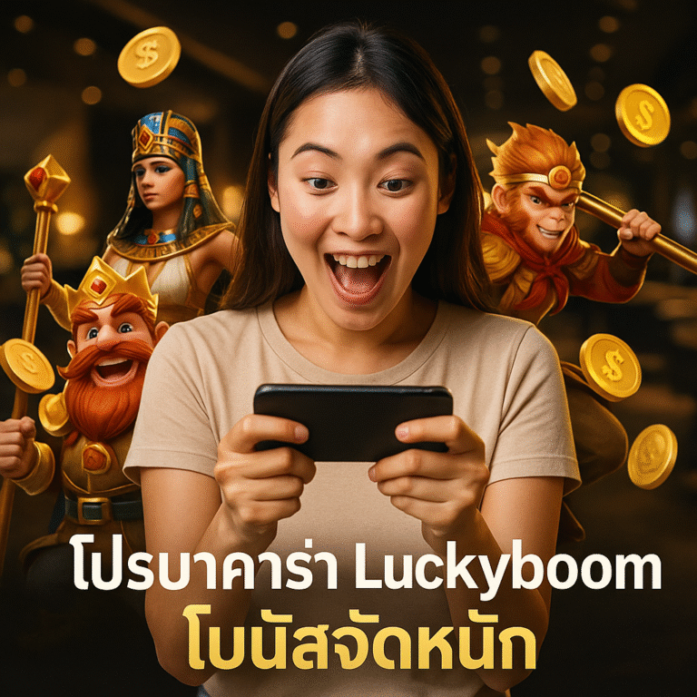 โปรบาคาร่า Luckyboom โบนัสจัดหนัก