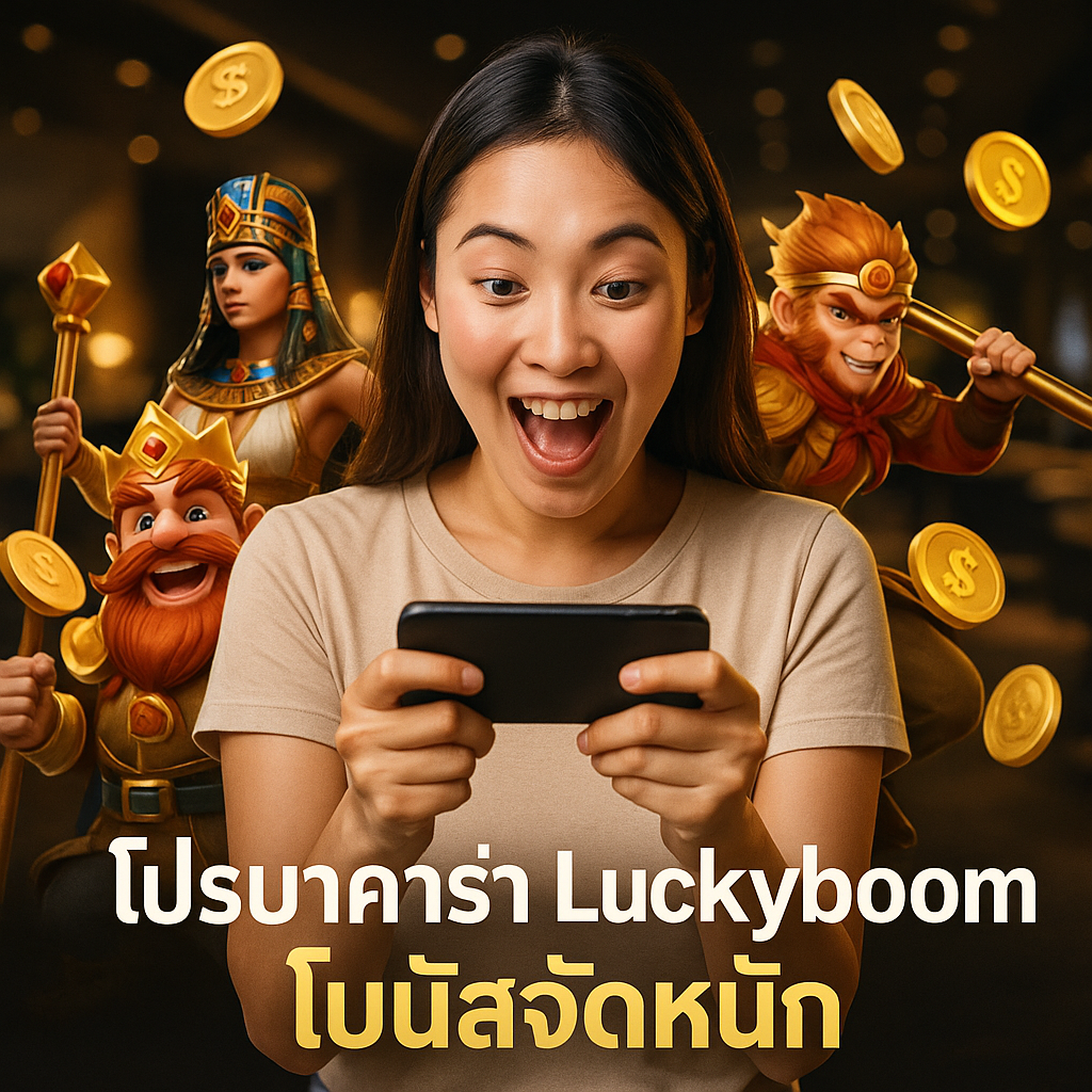 โปรบาคาร่า Luckyboom โบนัสจัดหนัก
