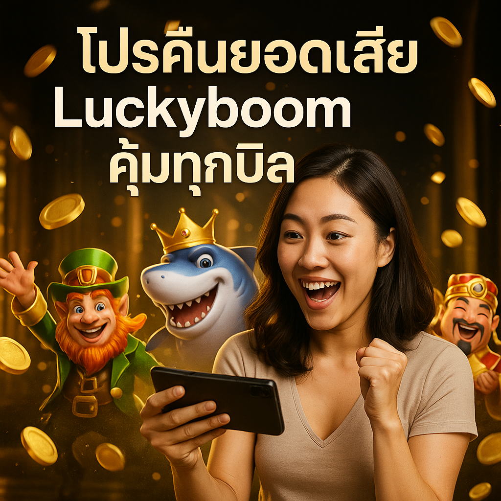 โปรคืนยอดเสีย Luckyboom คุ้มทุกบิล