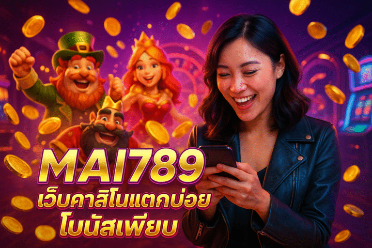 MAI789 เว็บคาสิโนแตกบ่อย โบนัสเพียบ