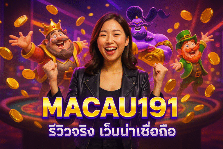 MACAU191 รีวิวจริง เว็บน่าเชื่อถือ